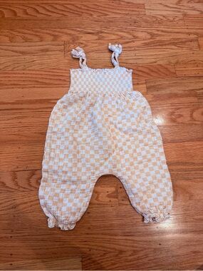 Rylee & Cru checker jumpsuit